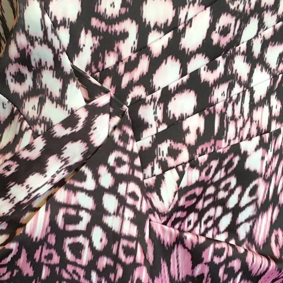 KAREN MILLEN Animal Print Pencil Dress Pink Multi πππ ππππ ππππ! - Picture 6 of 14